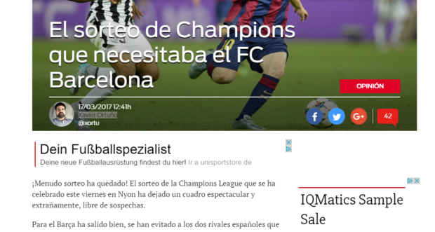 barcellona sorteggio