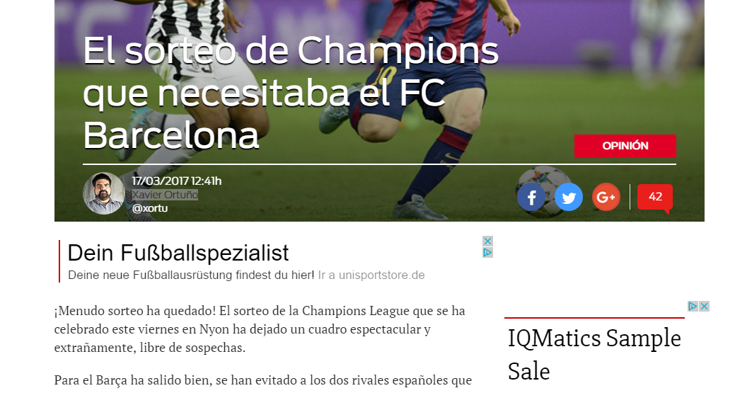 barcellona sorteggio