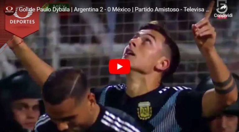 dybala primo gol argentina