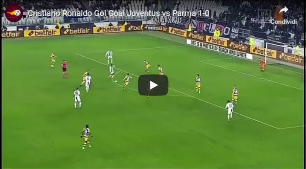 ronaldo parma scivolata