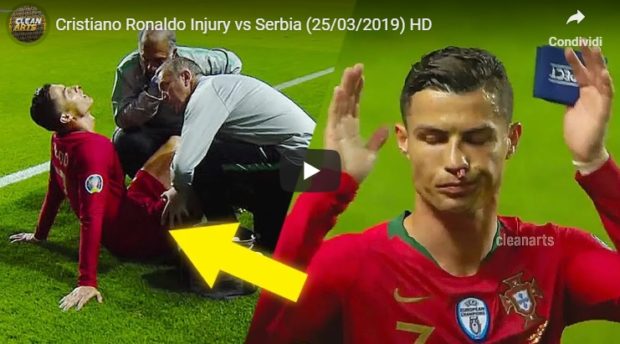 ronaldo infortunio