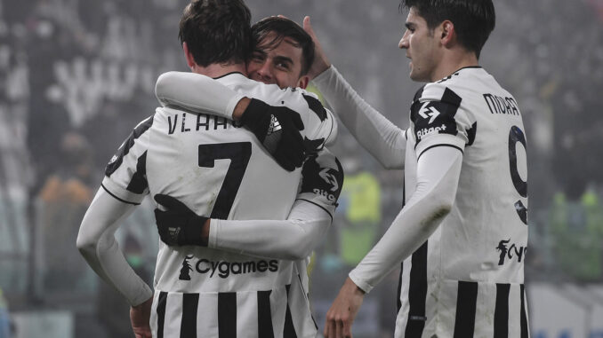 vlahovic-morata-dybala-4-3-3 vlahovic-morata-dybala-4-3-3