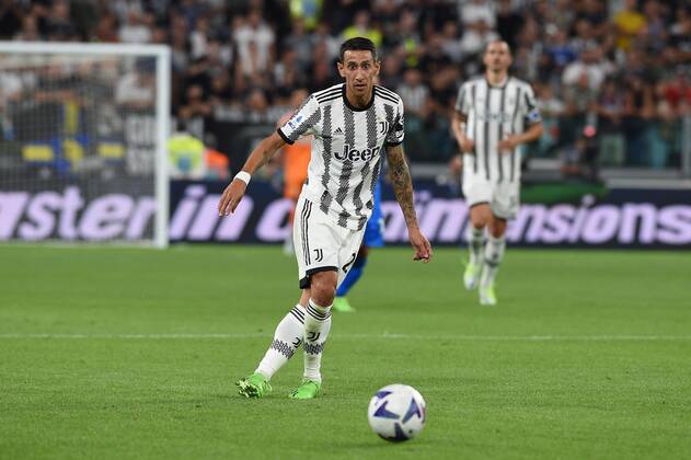 IPP20220815 Football - soccer: Serie A, Juventus Turin - Sassuolo Calcio, rabona di angel di maria (Verwendung nur in D